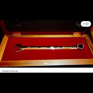 2004 snap on Dale Earnhardt wrench. In wooden display in perfect condition